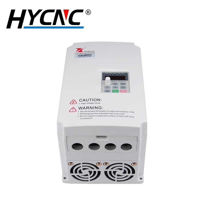 Inversor Fuling VFD 11KW 220V 380V inversor de salida trifásica controlador de velocidad del Motor para conversión de frecuencia de husillo unidad de CA