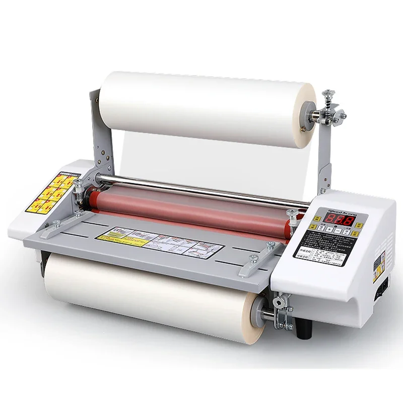 A3+ Paper Laminating Machine GD-093T Cold & Hot  Electric Laminating Machine Photo Film Laminator with 2pc Glossy Film