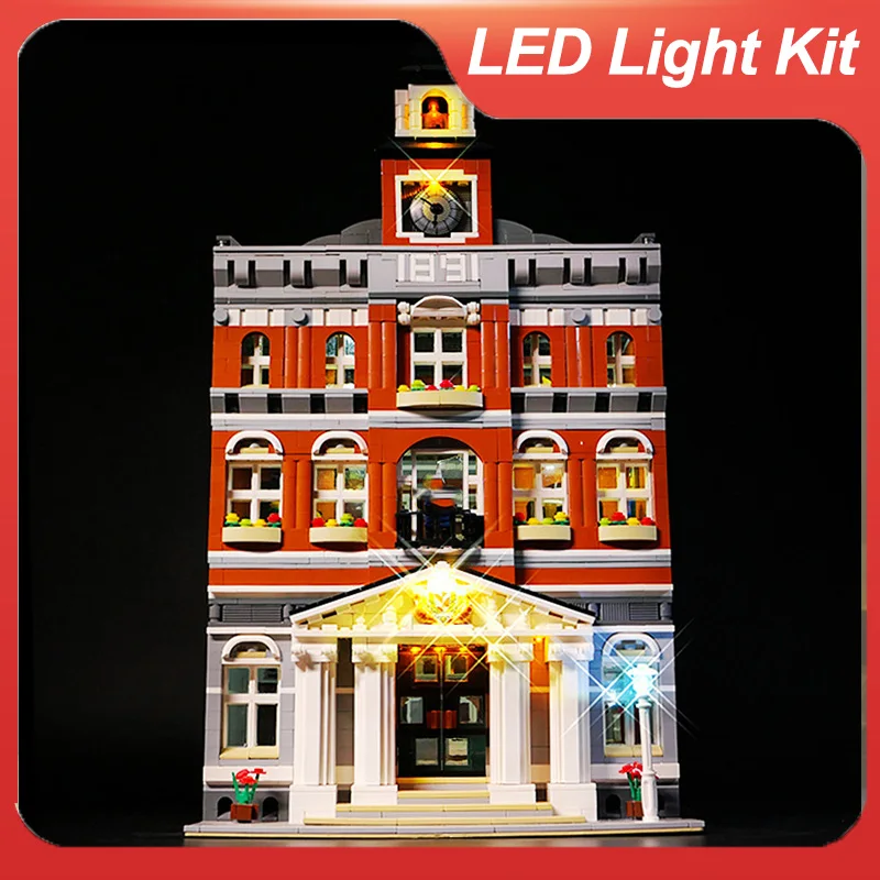 LED Light Set For 10224 compatible 15003 City Hall (Only LED Light, NOT Include The Model Bricks)