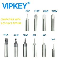 Key Machine Cutter 01D 01LW End Mill 01T Tracer Point compatibile con Silca Futura Key Copy Duplicator Machine strumenti per fabbro