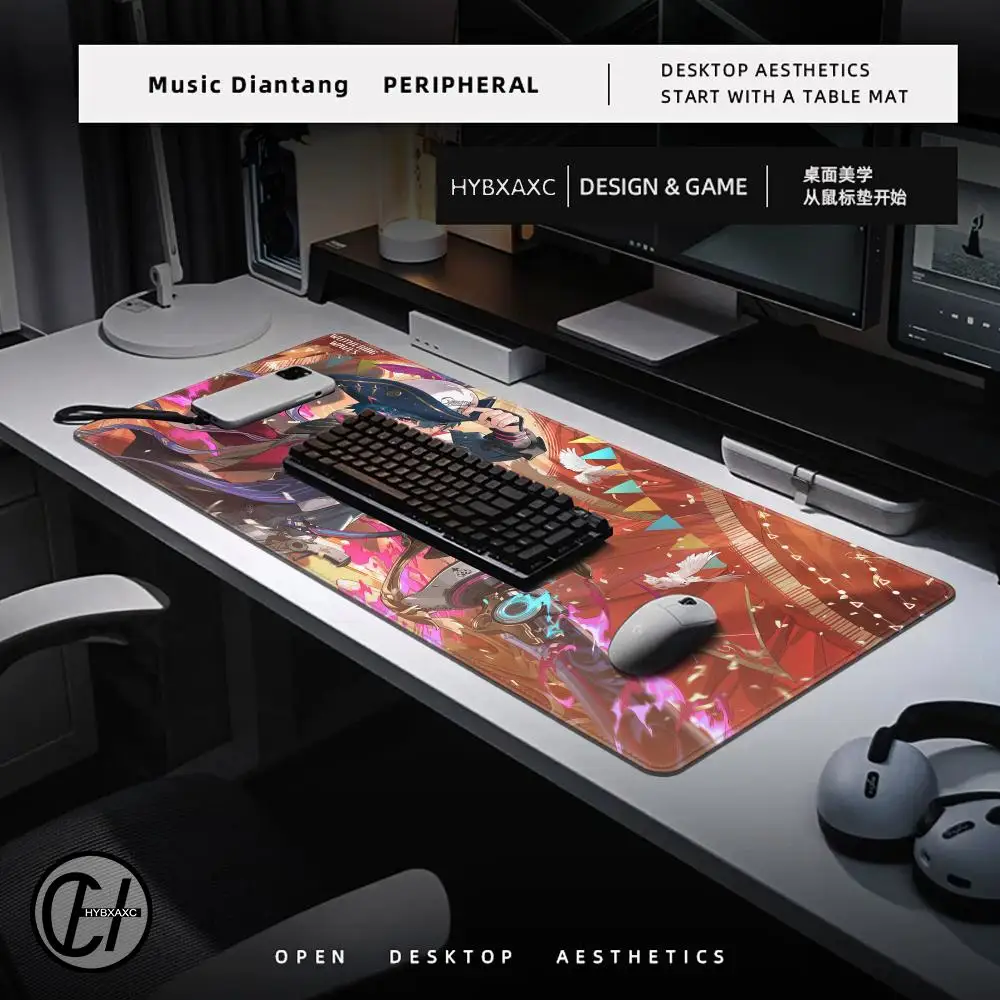 Wuthering Waves Mouse Pad Laptop Desk Mouse Mat PC Anime Man Brant Keyboard Pad Computer Gaming Accessories Mousepad Table Mat