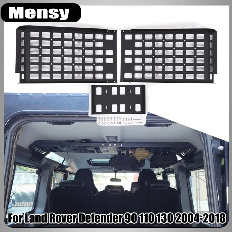 For Land Rover Defender 90 110 2004-2018 Rear Trunk Shelf Storage Debri Racks Cargo Organizers Accessories