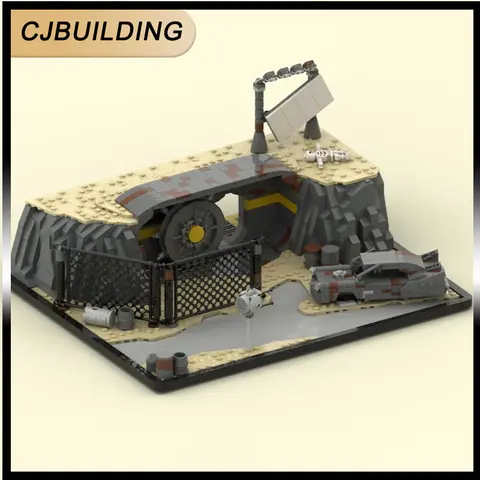 1630pcs UCS MOC Fallout Nuclear Shelter Building Blocks Architectural Scenery Assembling DIY Bricks Toy for Collector MOC-104229