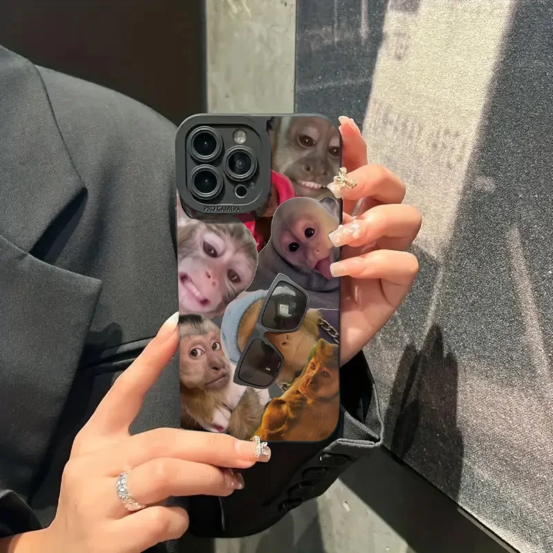 New Creative Monkey Pattern Phone Cases For Samsung Galaxy S26 S25 S24 Note 20 Ultra S23 FE PlusA54 A56 A55 A34 A26 A36 Cover