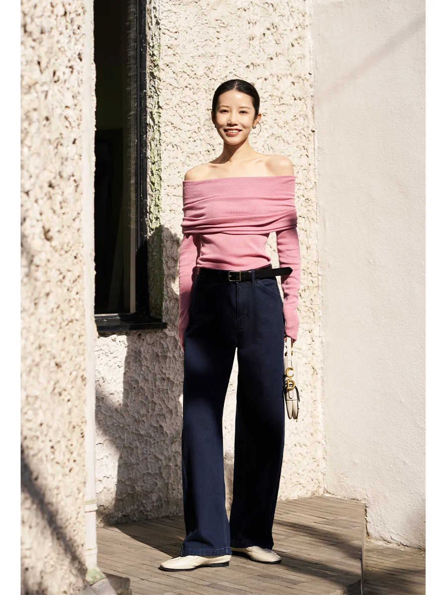 

Джинсы JXuVTG с флисовой подкладкой, повседневные, темно-синие, с высокой талией, моделирующие фигуру, длинные брюки для женщин, зимние, утепленные, из денима