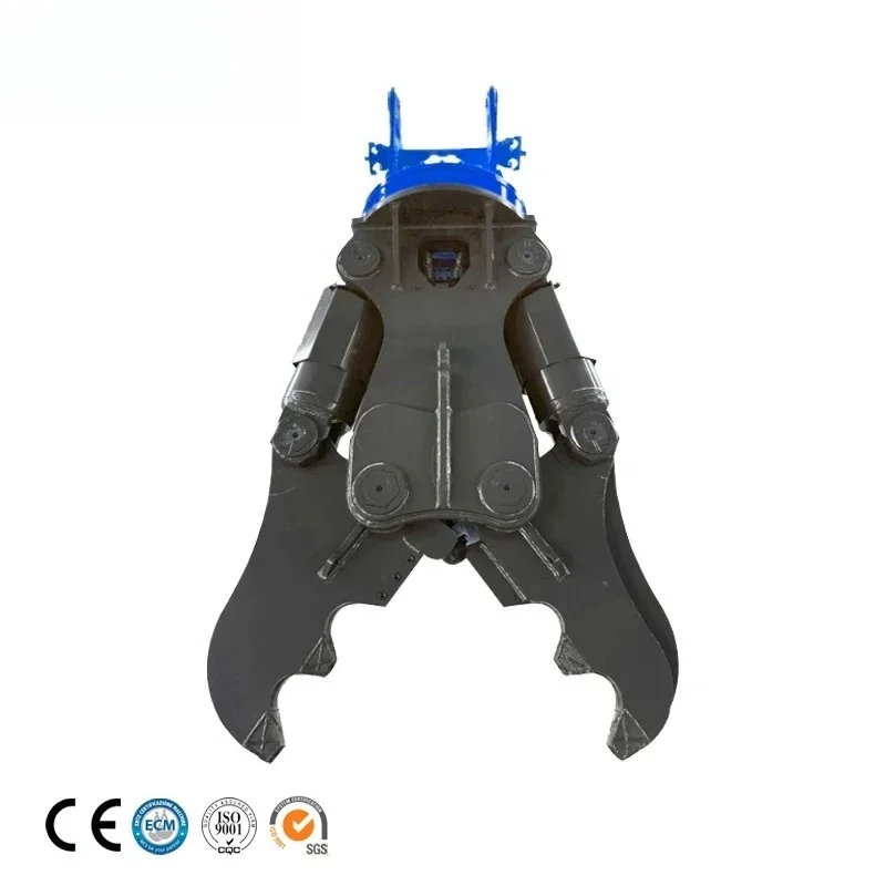Building Demolition Work Hydraulic Shear Concrete Crusher Rotating Pulverizer Turn Scrap Shears 20Ton Excavator