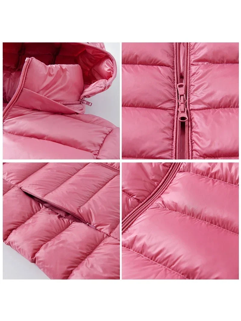 Plus Size 5xl  Thick Long Down Jacket Women Winter Ultra Light Down Jacket Women With Hooded Down Coat Female Hat Detachable