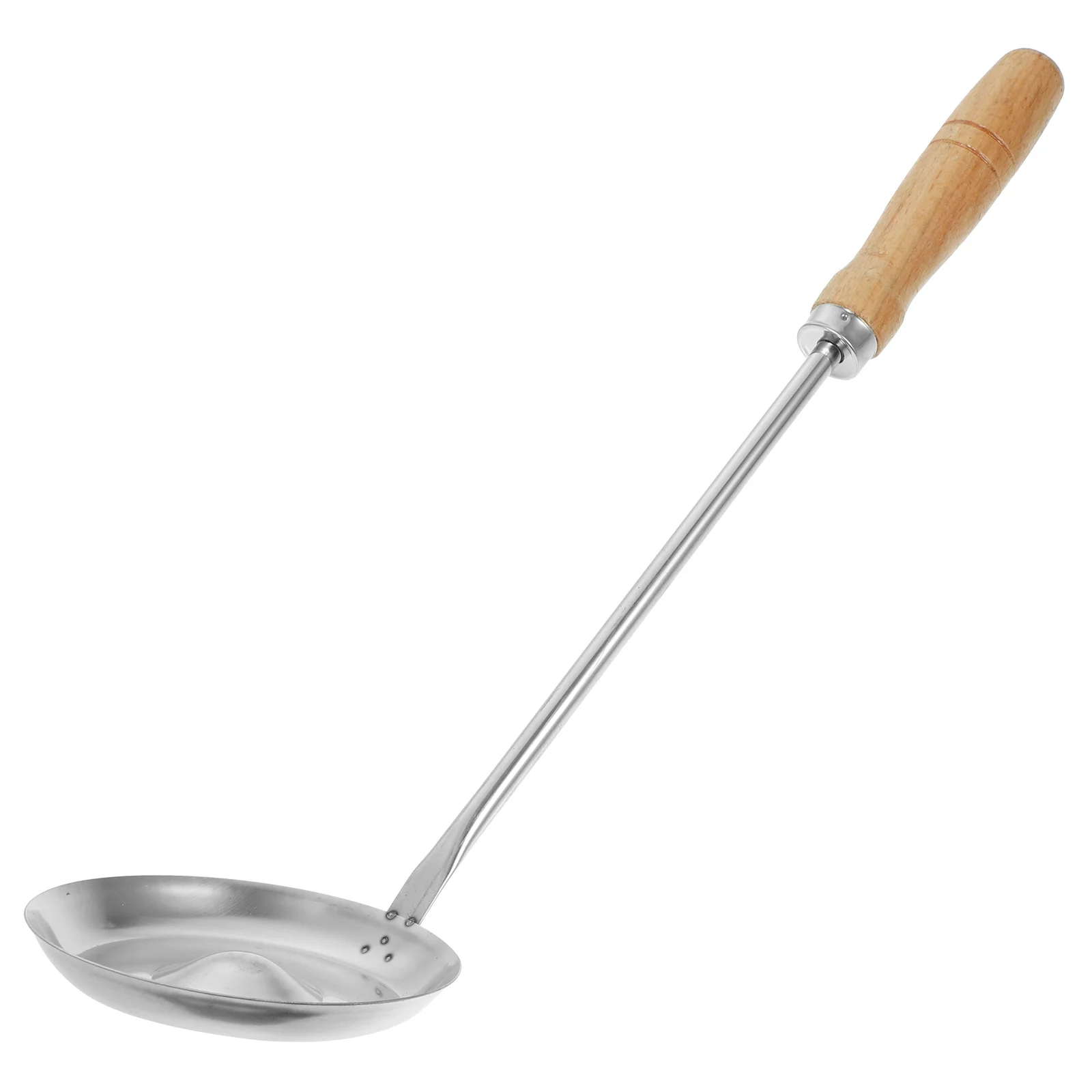 

Fried Snack Mold Bunuelos Maker Kitchen Tool Nonstick Stainless Steel Spoon Long Handle Wooden Storage