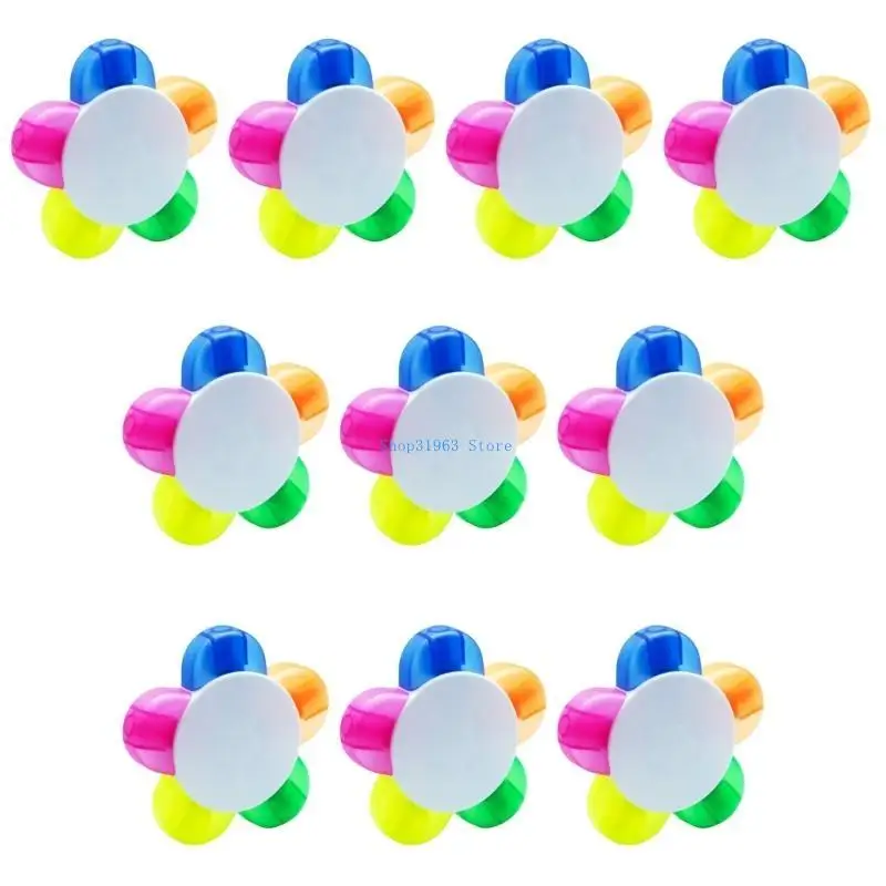 

L4MA 5-in-1 Fluorescent Marker Pen Flower Highlighters Pen