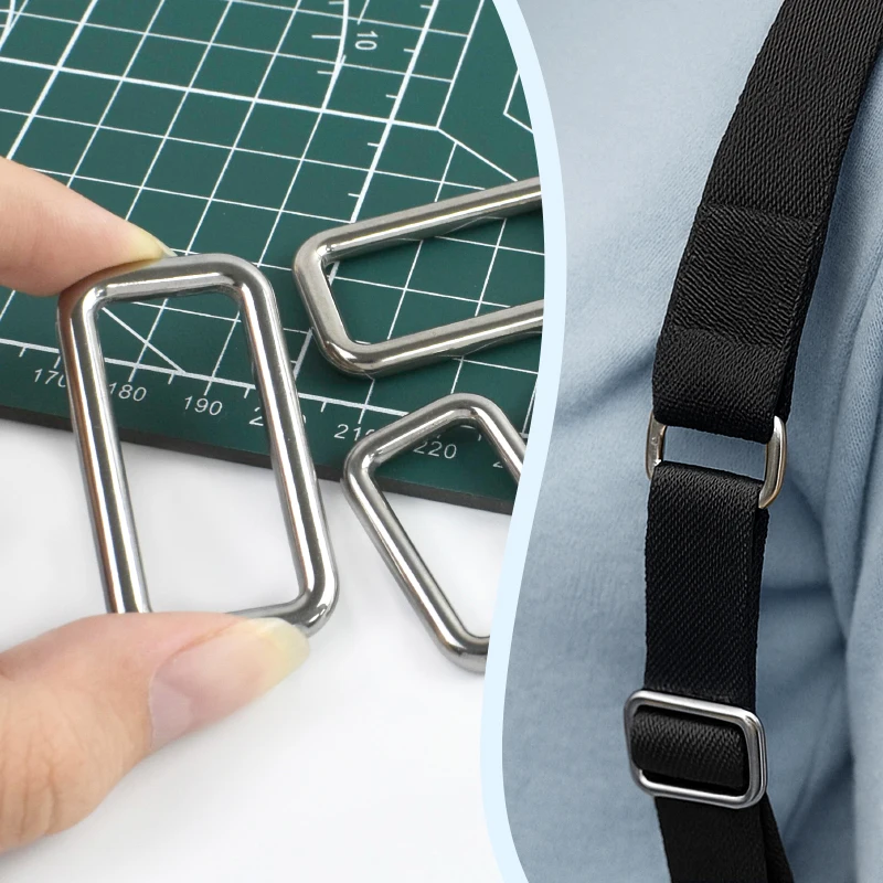 

2-10Pcs 20-38mm Stainless Steel Buckles for Bags Strap Webbing Shoes Clasp Belt Ring Buckle Dog Collar Hook Loop DIY Accessories