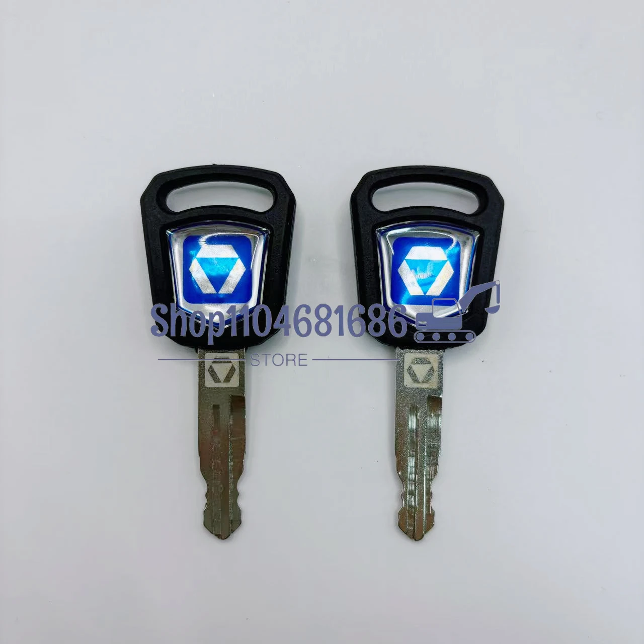 2 قطعة مفاتيح الإشعال ل XCMG حفارة المفاتيح ل 55 60 75DA 80 200 القديمة والجديدة الإشعال كاتب مفتاح فتاحة الزجاجات المفاتيح #5