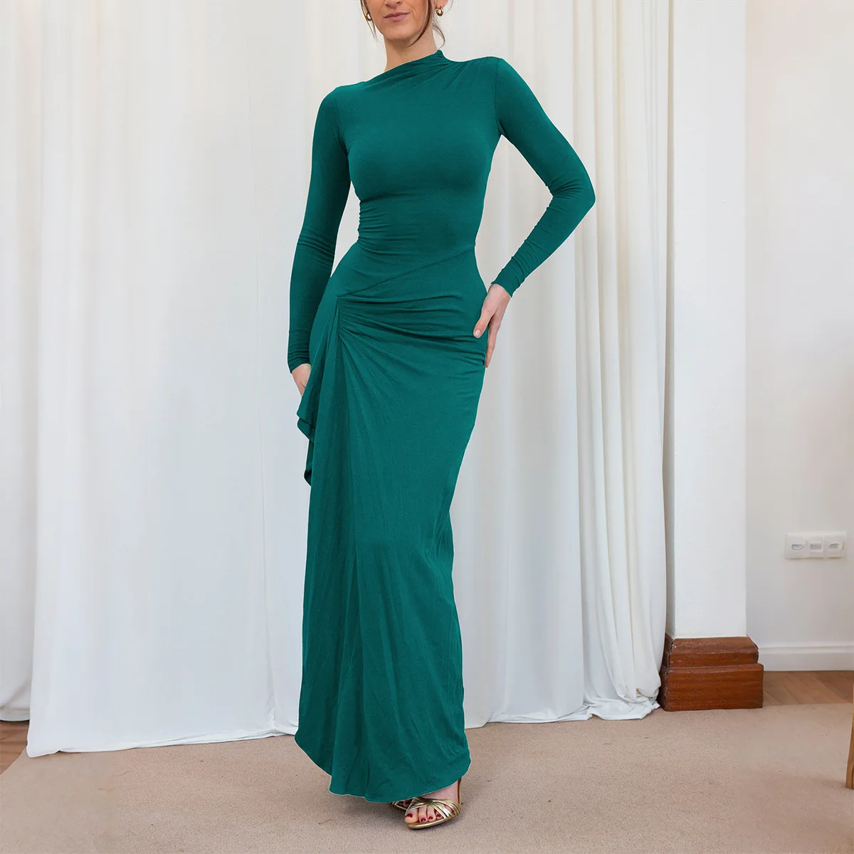 2025 FW المرأة Y2K تي شيرت ريترو فستان قصير الأكمام Bodycon فستان قصير لينة مريح ملابس الشارع الشهير غير رسمية