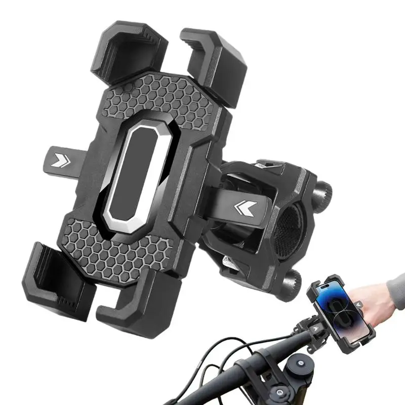 

Handlebar Cell Phone Mount Phone Bracket 360 Degree Rotating For Cycling Stable Holding Road Mountain Cycling Phone Bracket For