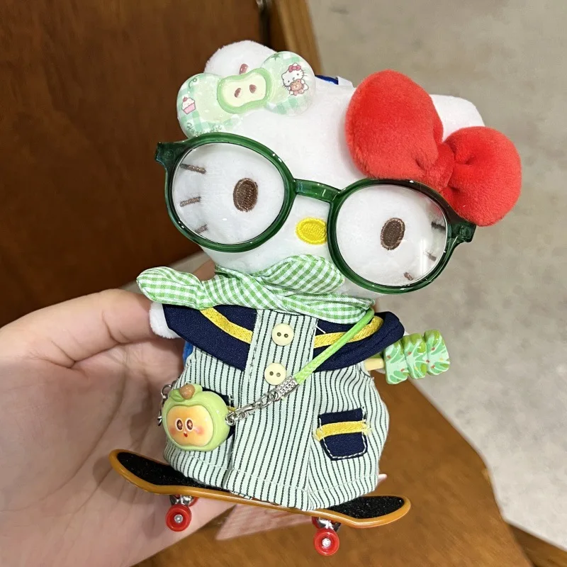 

Hello Kitty Keychain Cute Sitting Fisherman Hat Strap Pants Pumpkin Wizard Dress Up Backpack Bag Pendant Children Fans Gift