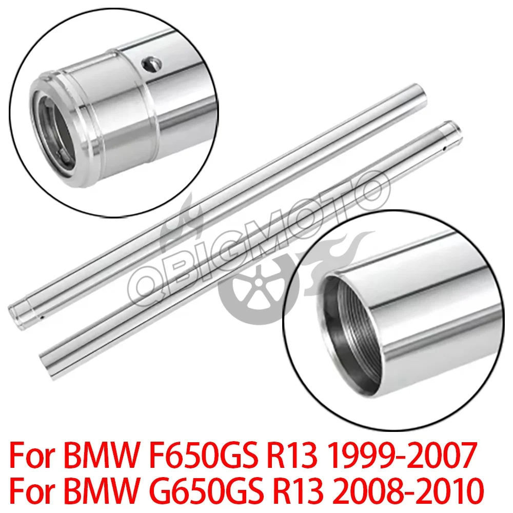 Juego de tubos interiores de horquilla de suspensión delantera para motocicleta G650GS 2010, para BMW G 650 GS G650-GS R13 2008-2010 F650GS F650-GS R13 1999-2007