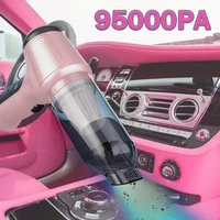 Aspiradora de coche de succión fuerte, aspiradora inalámbrica portátil de 95000Pa, máquina de limpieza, soplador potente de mano para el hogar