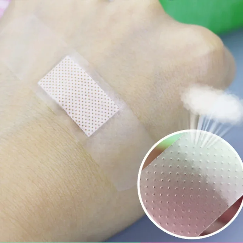 

100Pcs/Set Transparent Band Aid Waterproof Wound Dressing Patch Plasters for First Aid Strips Adhesive Bandages Woundplast