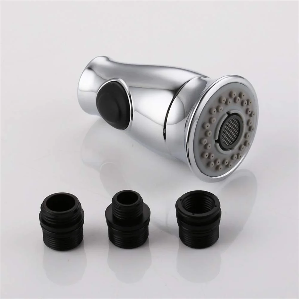 

Сменная насадка для кухонного смесителя ABS с 3 адаптерами, 2 режима распыления, водосберегающая душевая лейка