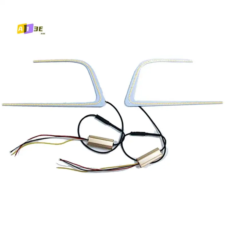 

A03E-автомобильные светодиодные дневные ходовые огни «ангельские глазки» DRL с поворотным светом для Subaru WRX/STI Legacy 2015-2018