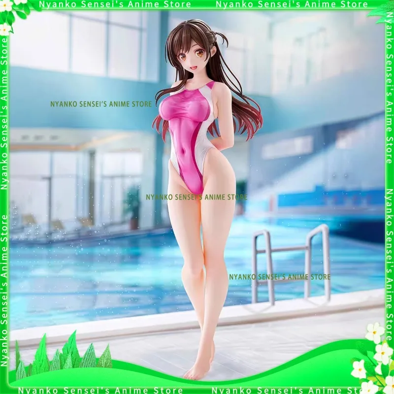 

В наличии, я аренда ее. Купальники Chizuru Ichinose Competitive Ver. 1/7 фигурка красивая девушка аниме модели игрушка кукла Коллекционная