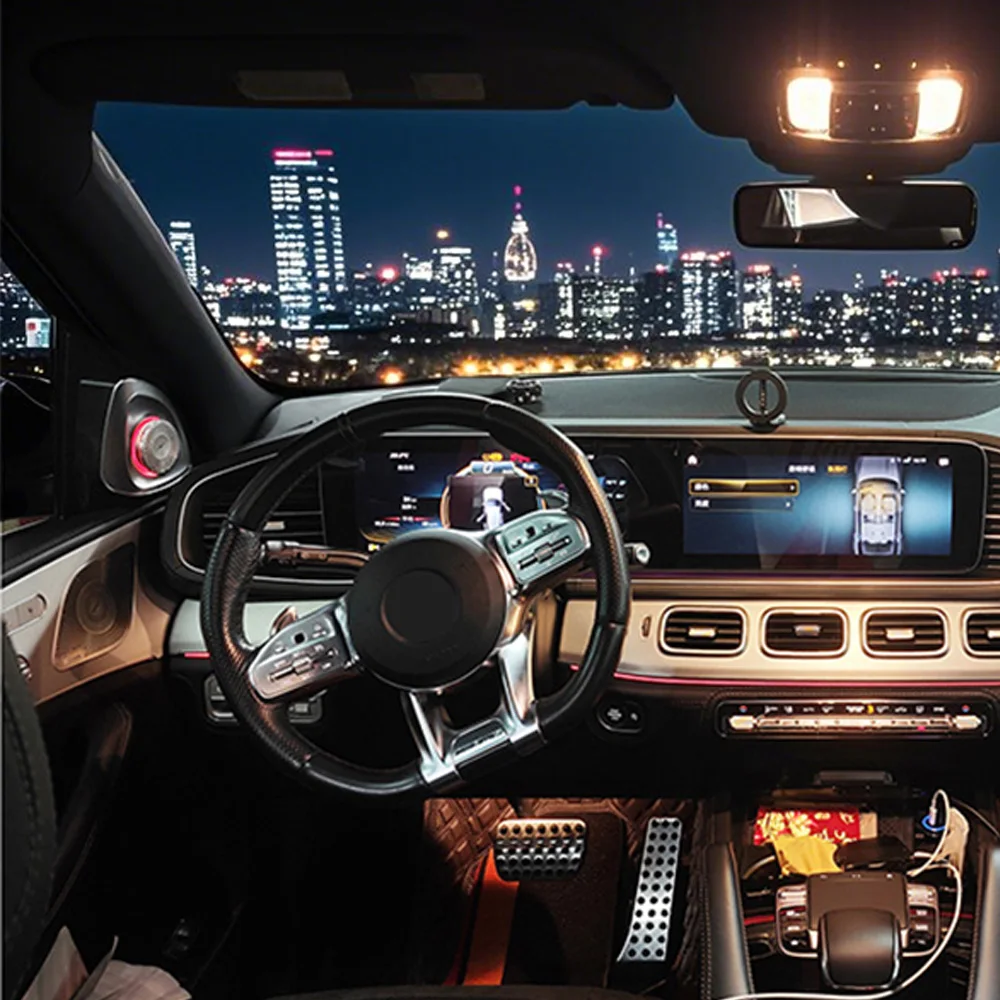 

D Rotating Tweeter with Ambient Light for Mercedes Benz ML W166 Original Control Interior Lighting Upgrade