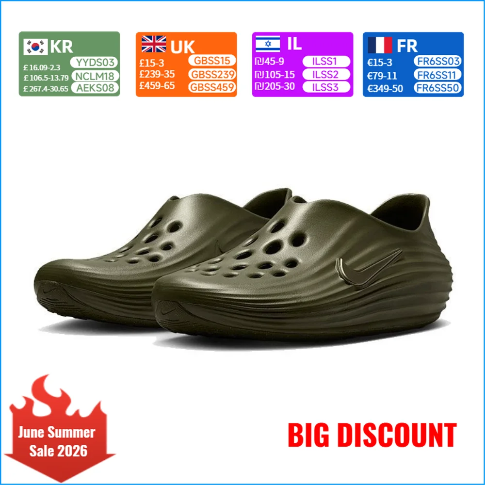 

NIKE REACTX REJUVEN8 Men's Sandals: Sporty, Casual, Non-Slip, Durable, Comfortable, Breathable, Perforated Design HV5060-201