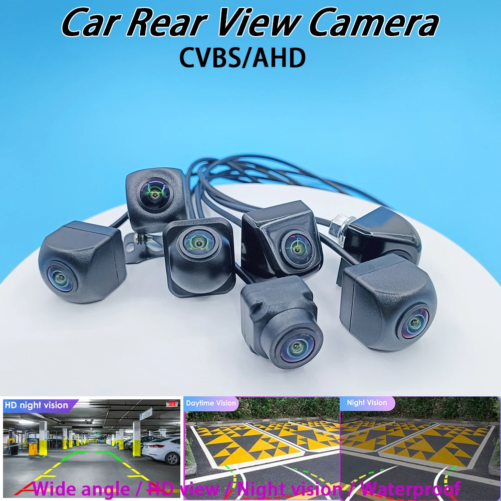 

AHD 1080P 720P CVBS Car Rear View Camera 170° Fisheye Lens Full HD Night Vision Vehicle Reversing Front Cameras 12V IP68