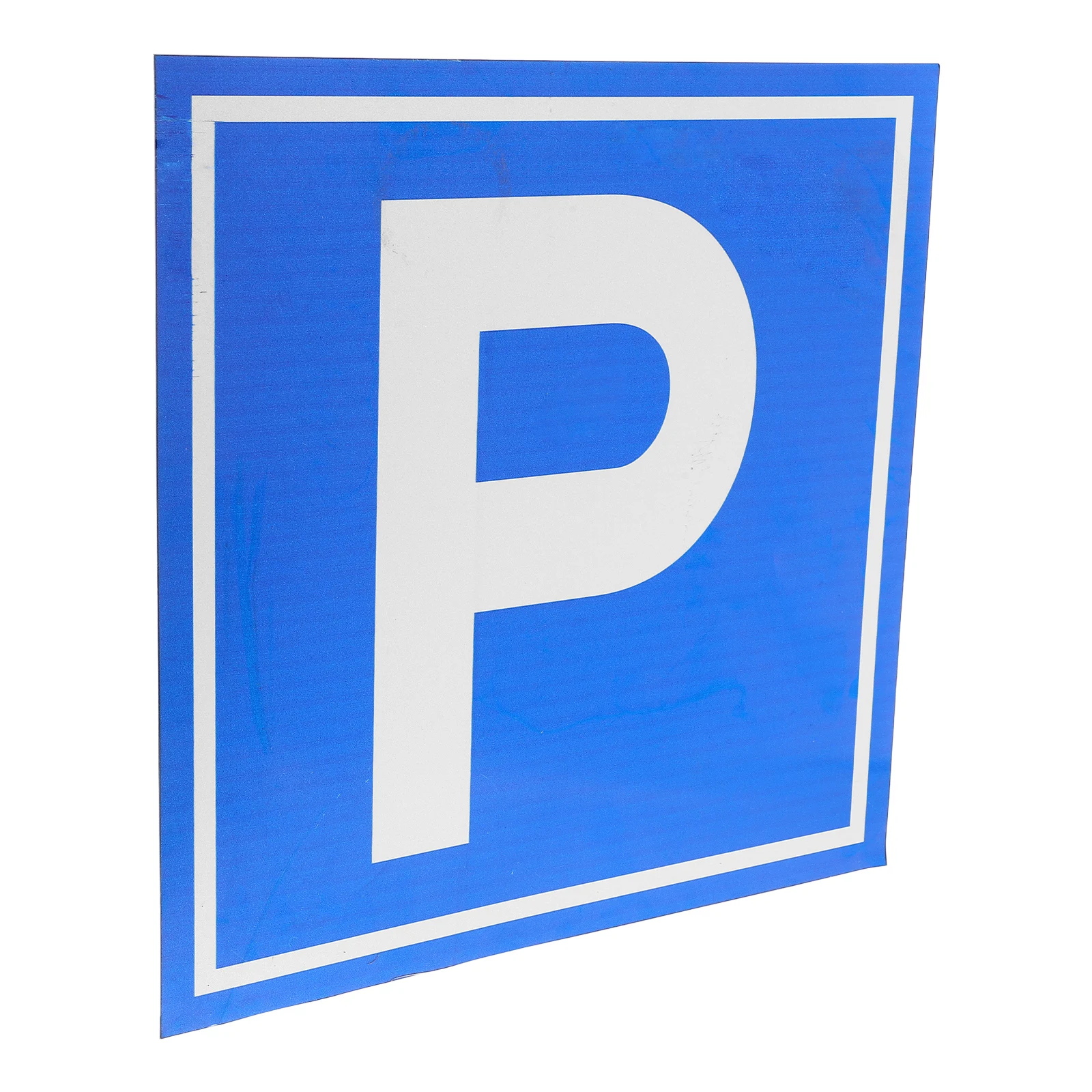 

Parking Lot 40x40x0.8CM Aluminum Alloy Reflective Traffic Symbol Sign Construction Site Parking Safety Signs Sign