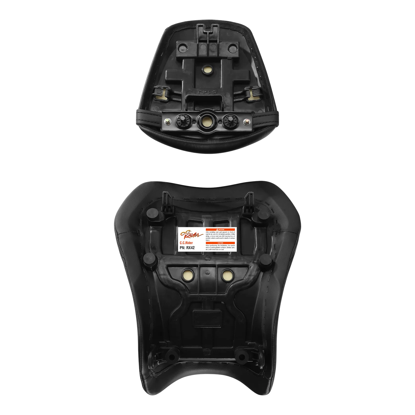 Black Driver & Passenger Seats Fit For Suzuki GSXR600 GSXR750 2011-2024 23 22 21