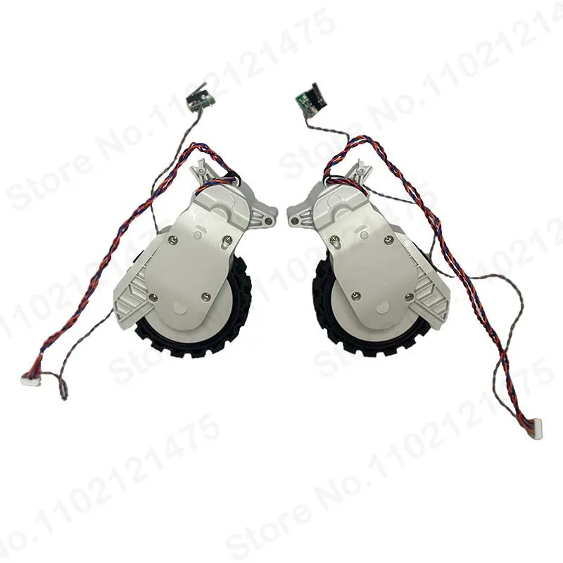 Akcesoria do robota sprzątającego XiaoMi Self Cleaning Vacuum Mop Pro STYTJ06ZHM Dreame Bot W10 Pro - kółka lewe, prawe, kółka prowadzące, części zamienne.