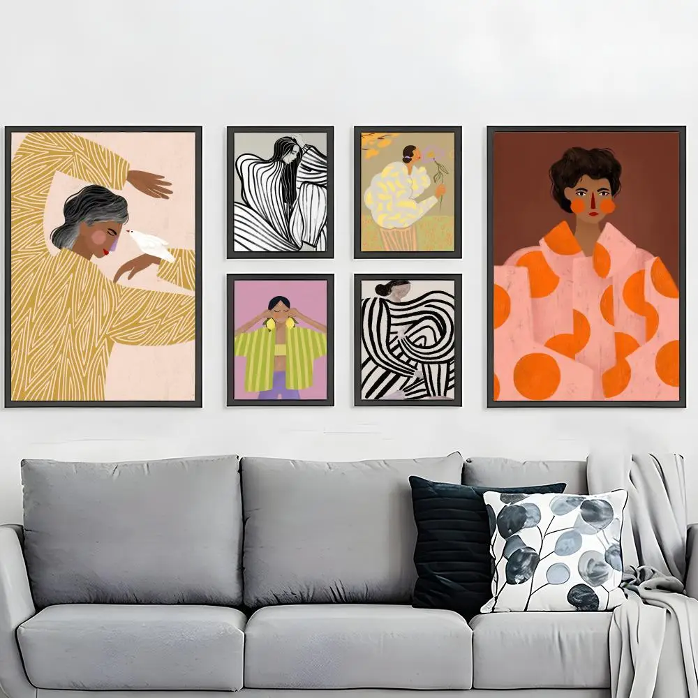 Art Modern S-Sofia Lind Poster HD Waterproof Self-Adhesive Wall Art – Multi-Scene Use, Top Gift Pick