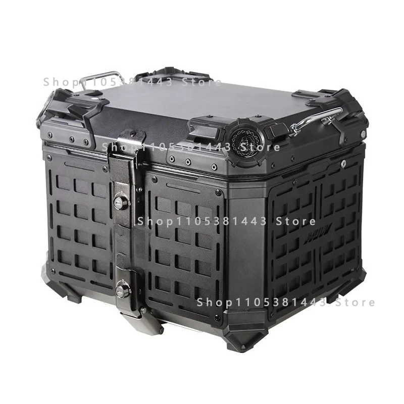 

Base Plate, Shock-Resistant Universal Rear Storage Box 45L 55L Motorcycle Aluminum Alloy Quick-Release Handheld Trunk