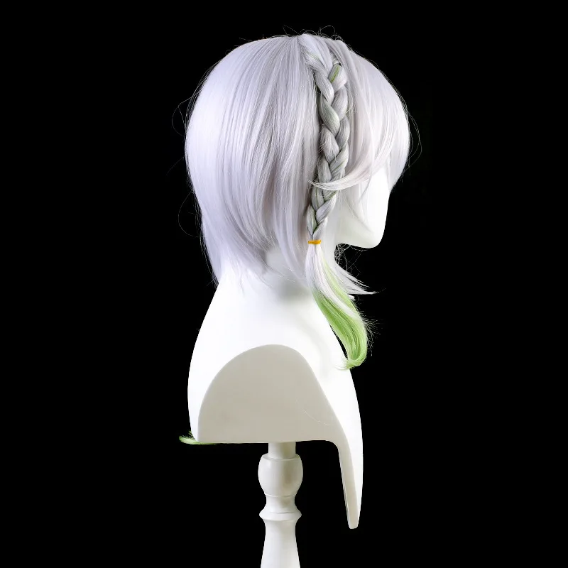 Genshin Impact Nahida Tressure Grass God Cosplay Pruik Naxi Da Enkele Gevlochten Pruik Voor Anime En Mobiele Game
