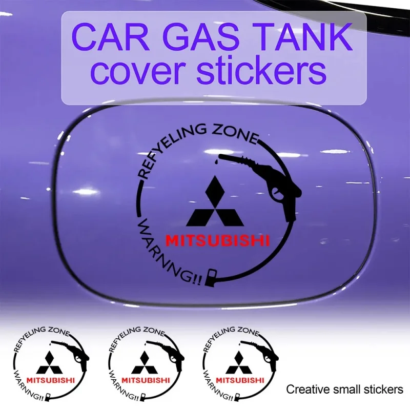 

Car Fuel Tank Cap Decoration Sticker Gas Tank Cover Decal for Mitsubishi Lancer Outlander Pajero Exterior Styling