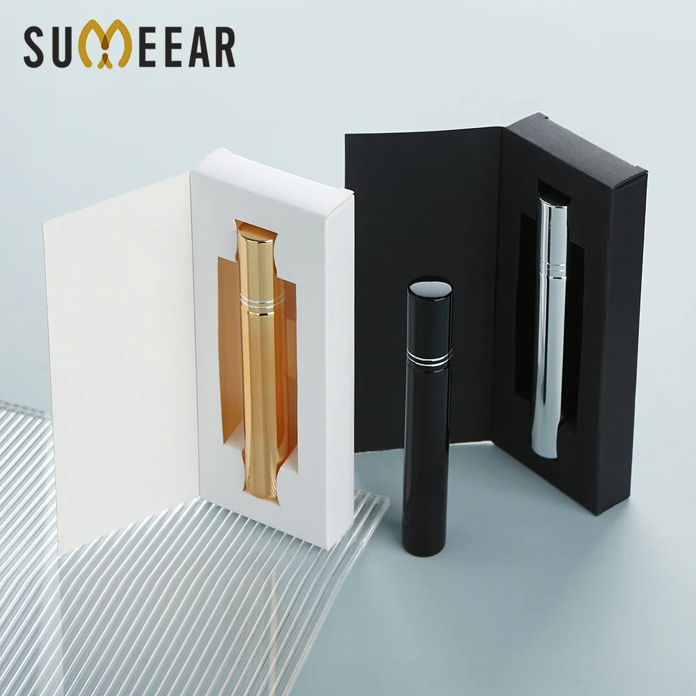 

30/50PCS 15ml Perfume Bottle UV Electroplated Atomizer Spray Bottles, Refillable Empty Bottles with Boxes