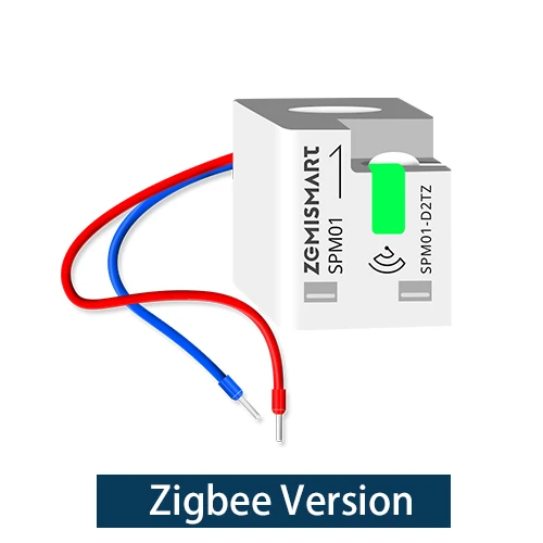 Zemismart Smart Energy Meter Zigbee WiFi Monitor Elektrische Sensor Meten Werk Met Tuya Zigbee2mqtt Home Assistant