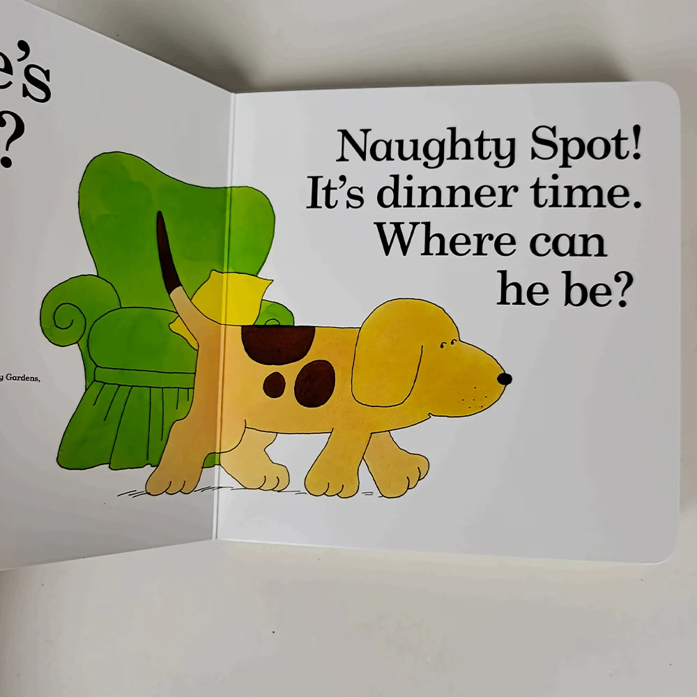 أين هي كتاب التقليب من الورق المقوى للأطفال باللغة الإنجليزية مع الصوت #5