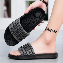 Summer Men Slippers Keyboard Design Platform Sandals Street Outdoor Clogs Quick Dry Beach Slippers Flip Flops Indoor Home Shoes