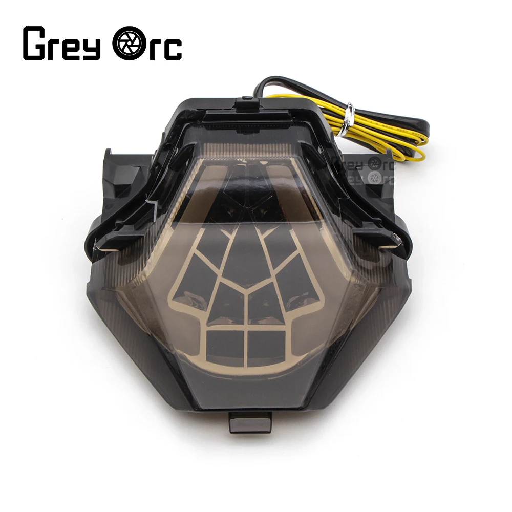For Yamaha YZFR25 YZFR3 MT25 MT03 2015-2021 MT07 FZ07 2014-2017 Motorcycle LED Tail Light Brake Signal Integration