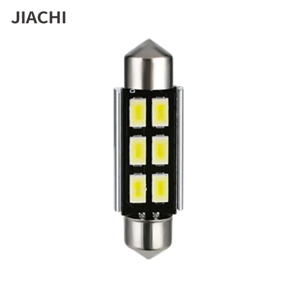 JIACHI 4PCS Helligkeit High Power 12v Girlande C5W C10W Led 39MM Glühbirnen IC Canbus 5630Chip 6 SMD Auto Auto Gepäck Stamm Lampe