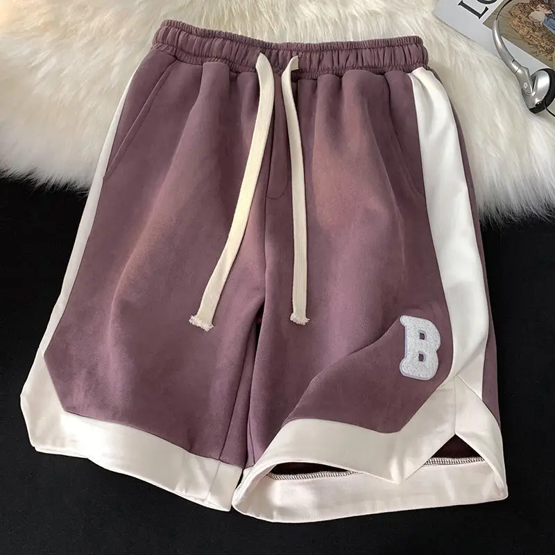 

Шорты женские для путешествий и отпуска, тропический льняной шорты с высокой талией и цветочным принтом, свободный крой, легкий богемный пляж из пальмы