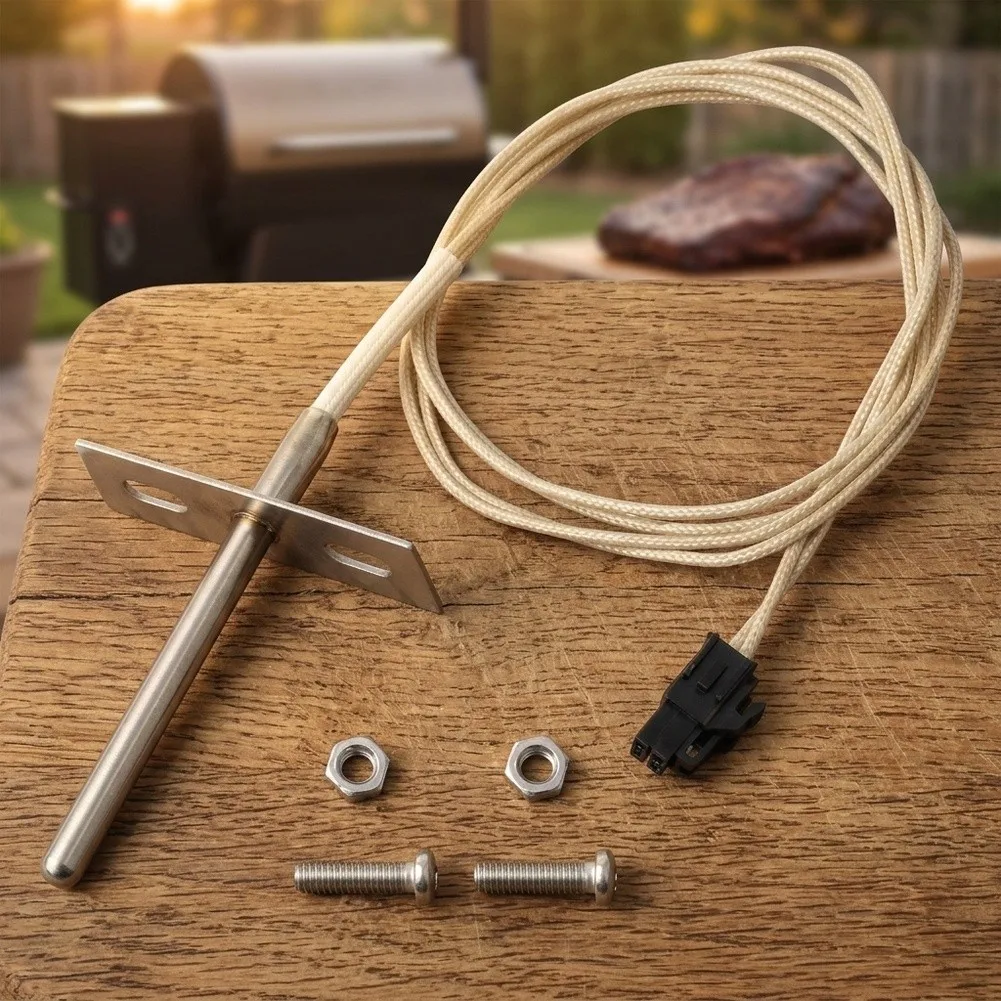 1Pcs Thermometer Probe For KIT0929 For RTD Temperature Probe For Traeger For Woodridge Grills Precision BBQ Kitchen Tools