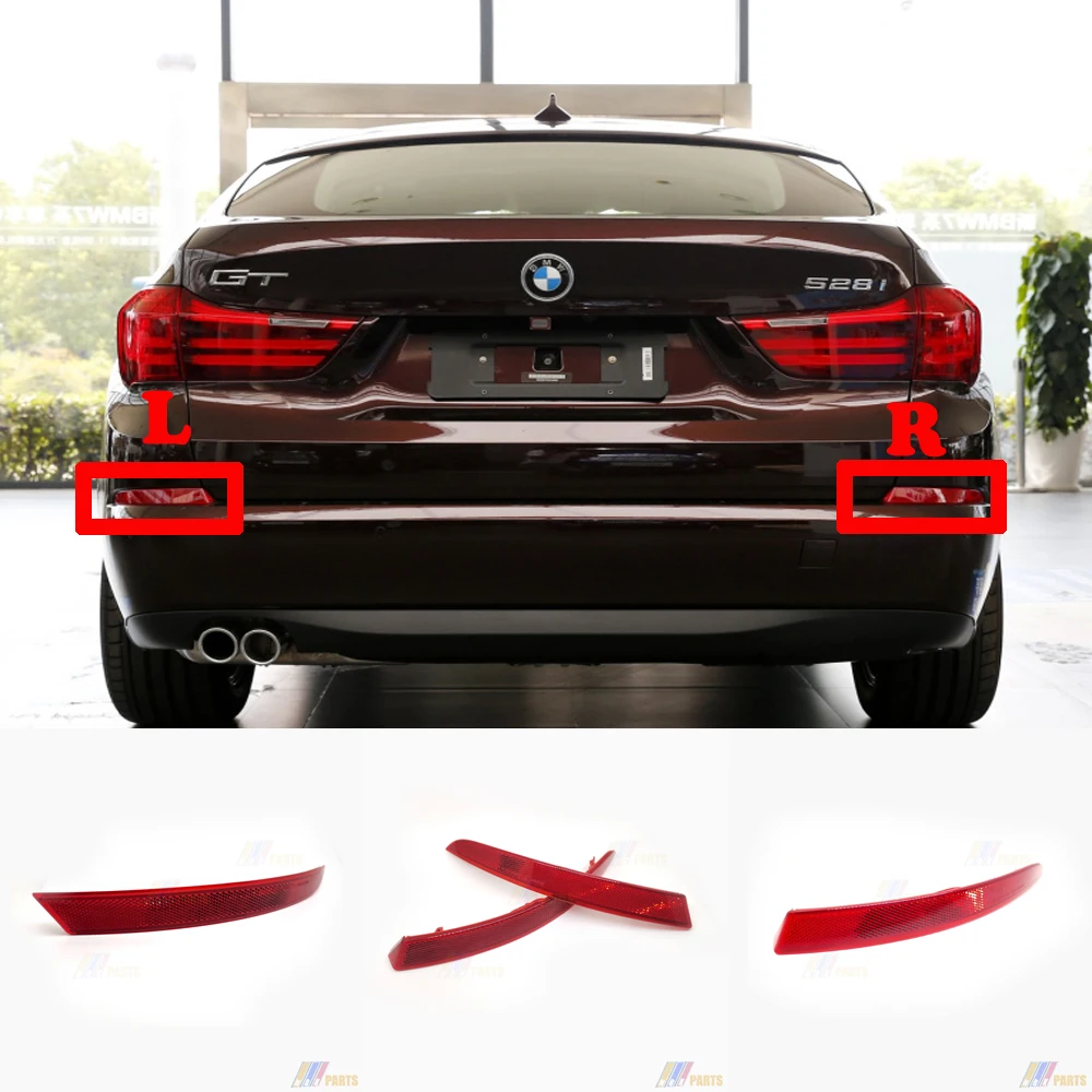 Fit 14-17 L&R BMW GT Series 5 F07 LCI GT5 520d 530d 530dX 535d 535dX 535i 535iX 550i 550iX REAR Reflector