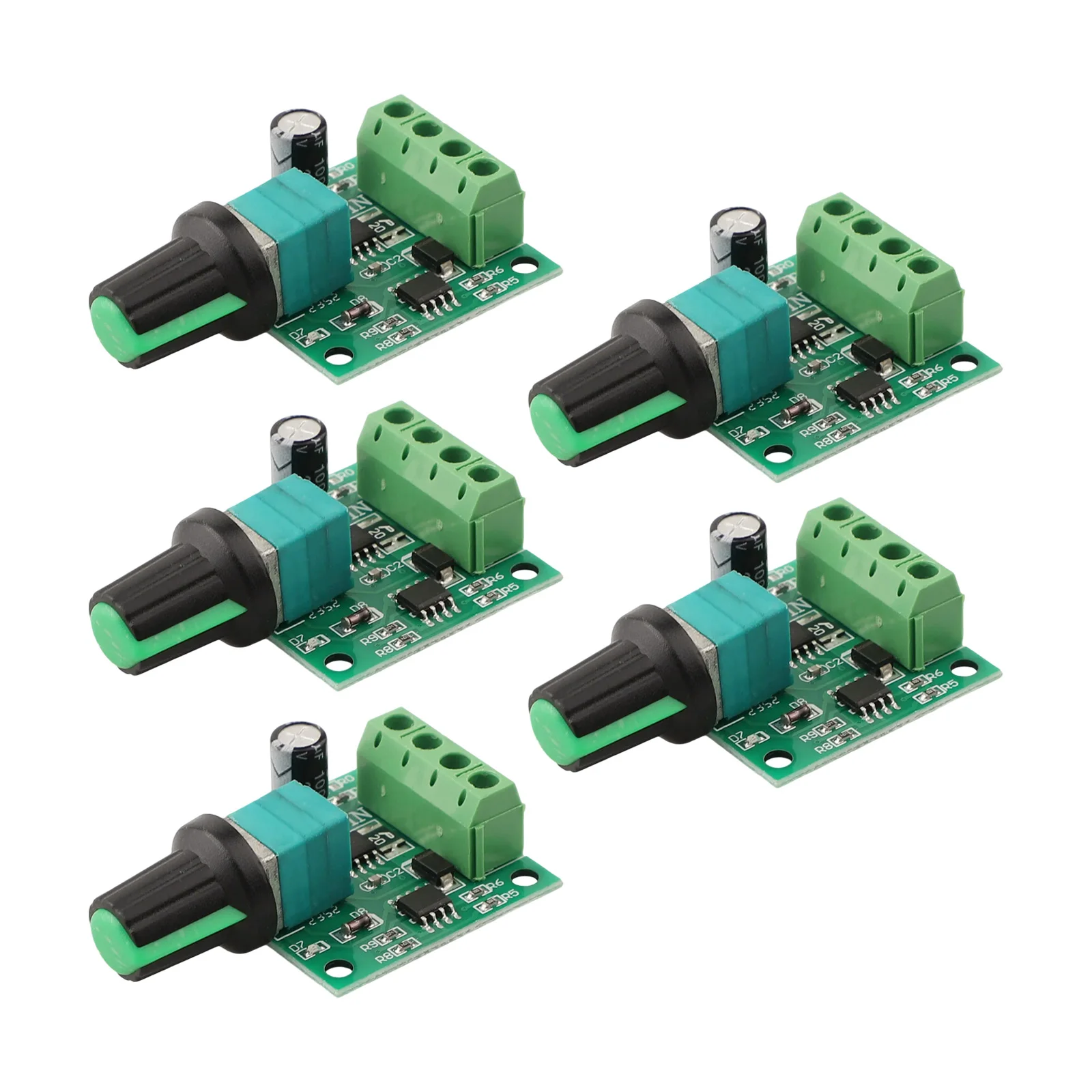 For DC Motors DC LED Dimmer For DC Power Supply Adjustable Duty Cycle Built-in Fuse Continuous Current Protection