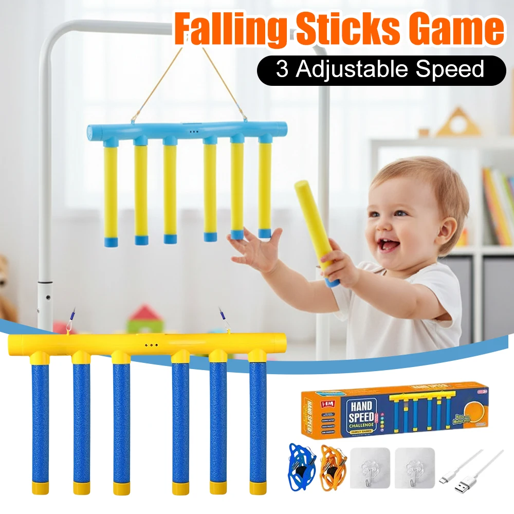 

Игра «Падающие палочки Challenge» для детей и взрослых, падение палочек, ловля сенсорной игрушки, падение, ловля 3, регулируемая скорость, рефлекс, реакция