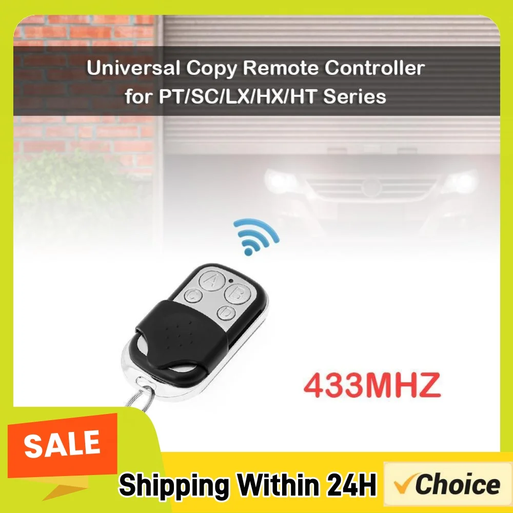 5pcs Remote Control 4 Buttons 433MHz Remote Control Controller Universal Replacement Wireless Portable for Gate Garage