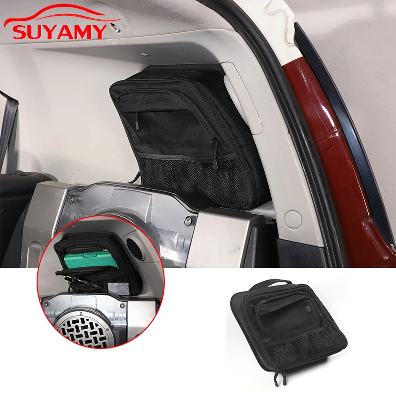 

For Toyota FJ Cruiser 2007-2021 Trunk Right Side Window Storage Bag Organizer Stowing Tidying Car Interior Accessories