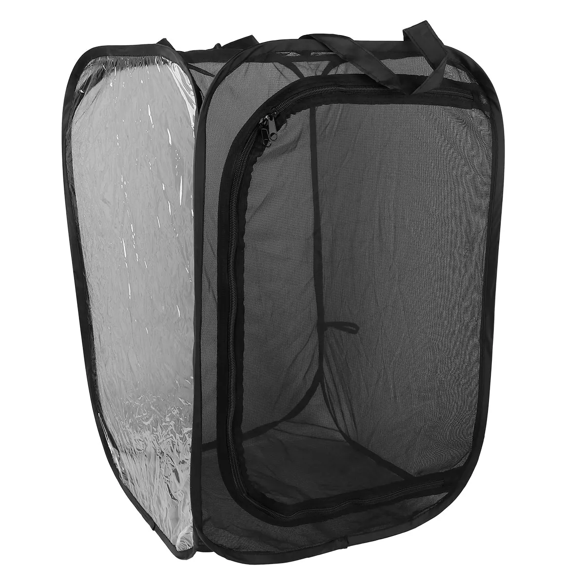 

1pc Folding Mesh Insect Proof Cage Lightweight Observable Incubator Glass Protective Cover for Kids Outdoor Exploration Durable