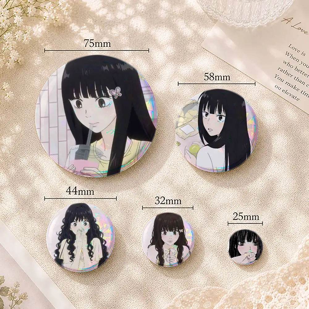 S-Sawako Kimi ni Todoke Custom Printed Tinplate Pins Personalized Lapel Badge Gifts