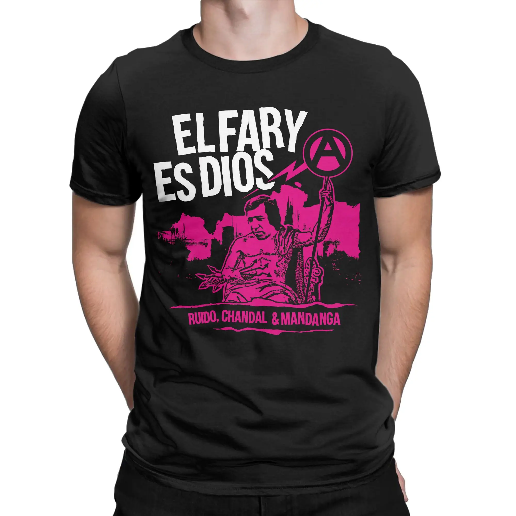 

Мужская футболка Singer El Farys Es dios, новинка, футболки с короткими рукавами и круглым вырезом, топы из чистого хлопка больших размеров